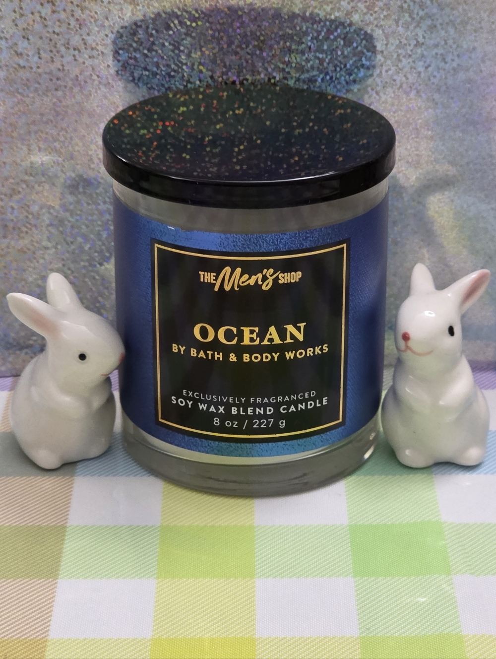 Bath & Body Works The Men's Shop Ocean Soy Wax Single Wick Candle 8oz NEW - Picture 1 of 3